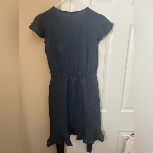 New-tags attached, never worn ruffle wrap dress - Picture 2 of 2